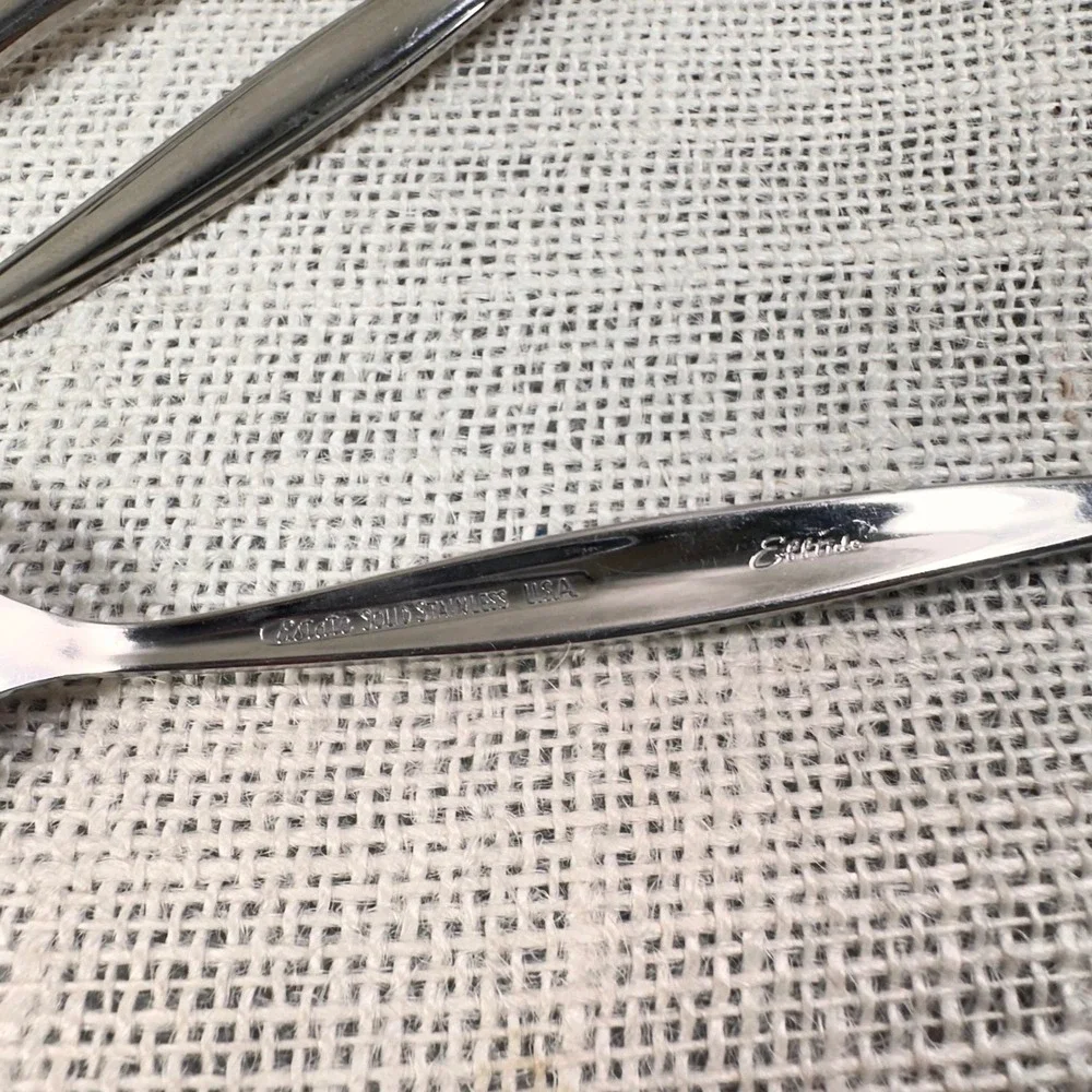 Ebbtide Estate Stainless Teaspoon‎ Set of 4 USA Replacement Flatware 6 Inch